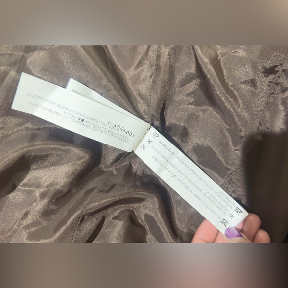 ZARA FAUX FUR SHORT COAT WITH TOGGLE FASTENERS - Picture 8 of 9